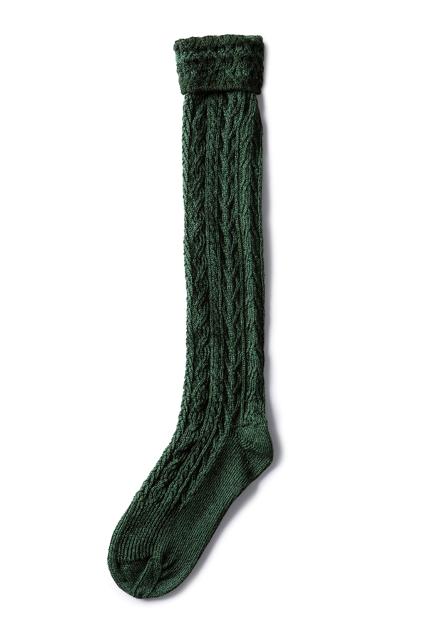 Tyrolersok - lang - grøn
