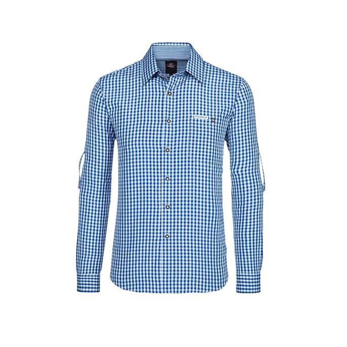 Tyrolerskjorte - Blå